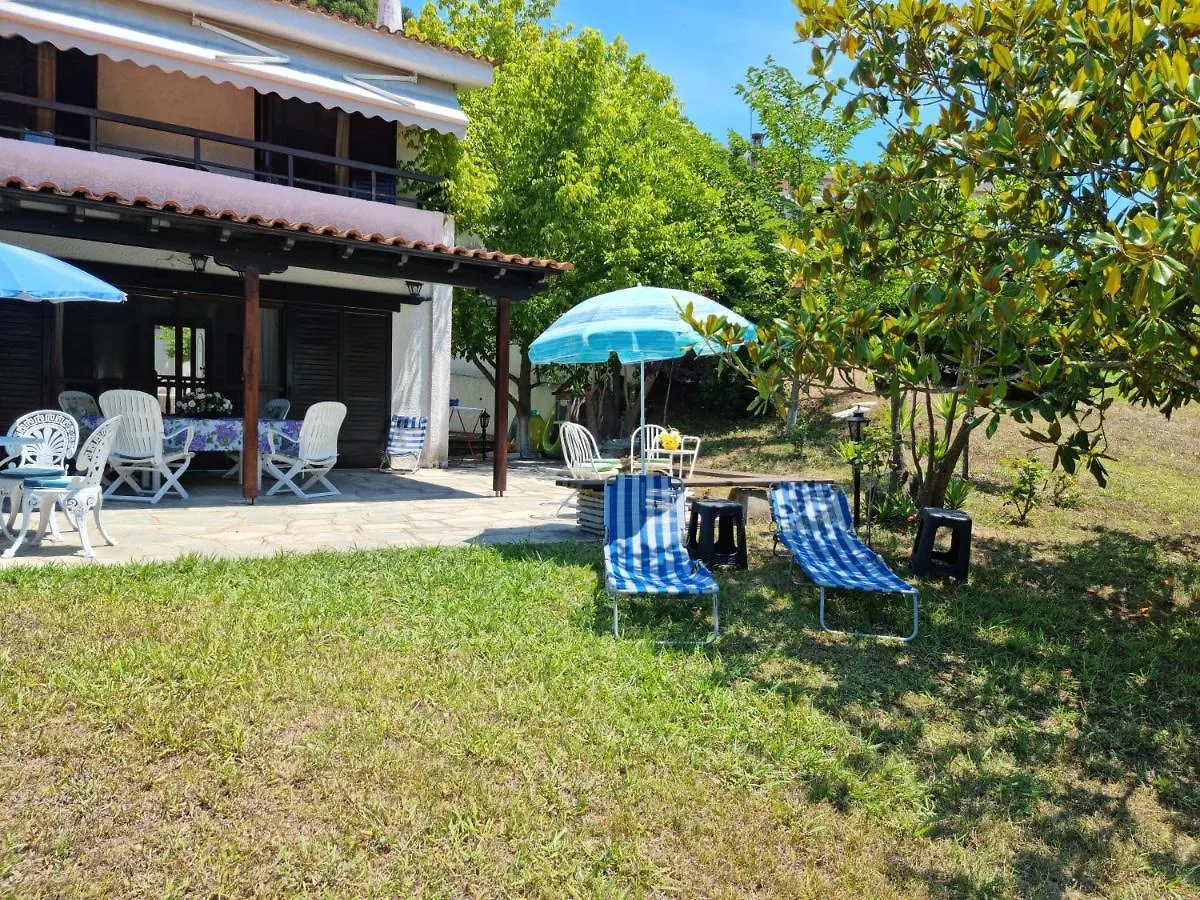 Beachfront Villa 100M From Sea For Up To 10 Guests Siviri Greece